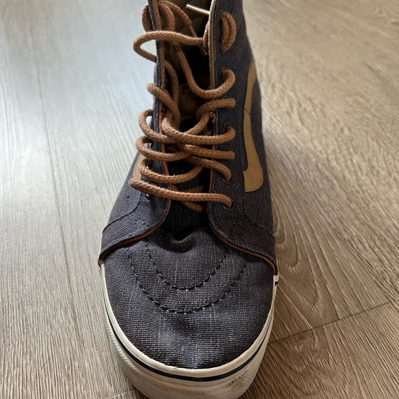 Sk8-Hi Vans. Denim - Picture 4 of 5